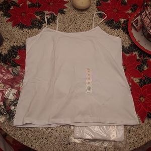 2 NEW White Junior Plus Size SO Camisoles
